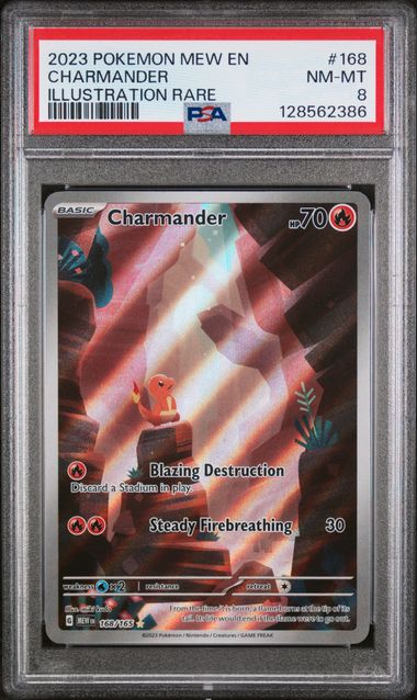 PSA 8 Charmander 151 168/165