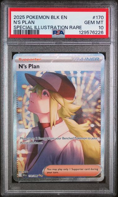 PSA 10 N's Plan Black Bolt 170/086