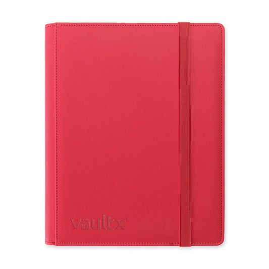 Vault X 9 Pocket Strap Binder - Red