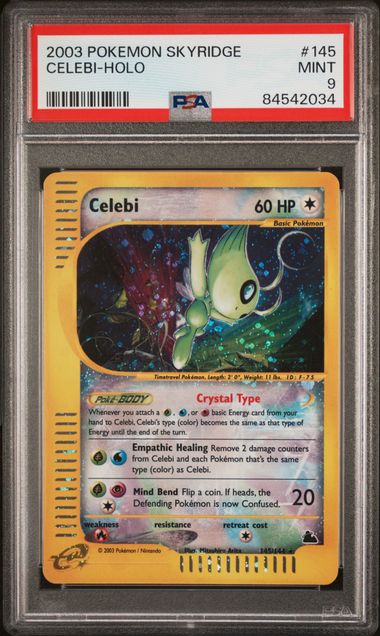 PSA 9 Celebi Skyridge 145/144
