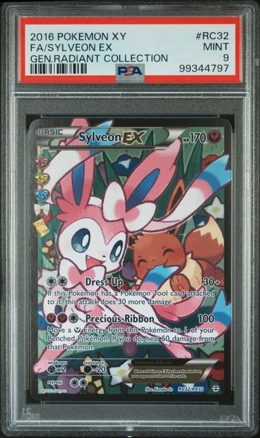 PSA 9 Sylveon ex XY RC32/RC32