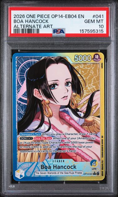 PSA 10 Boa Hancock OP14-EB04 041