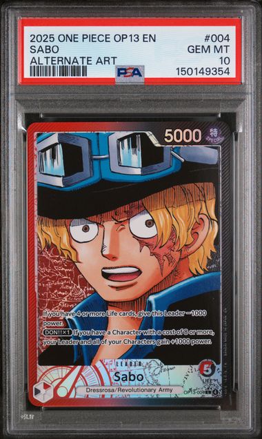 PSA 10 Sabo OP13 004
