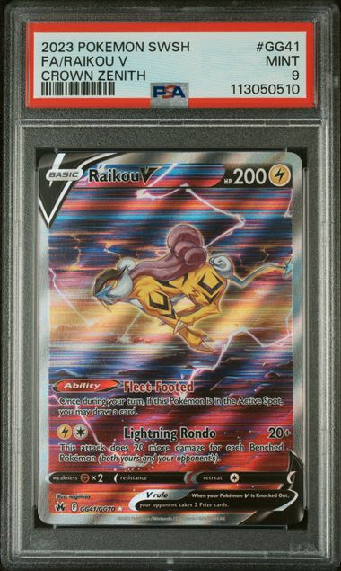 PSA 9 Riakou V Crown Zenith GG41/GG70