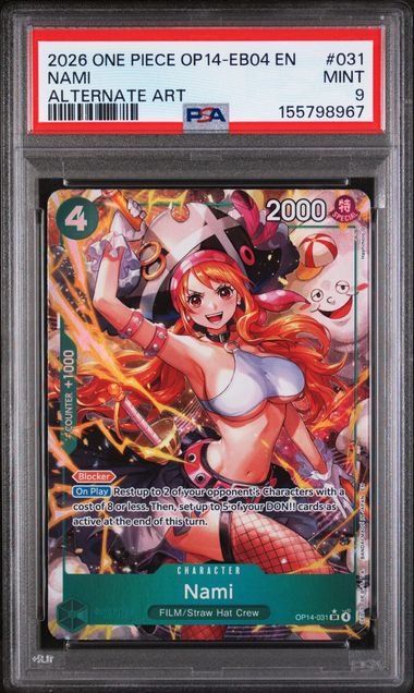 PSA 9 Nami Op14-EB04 031