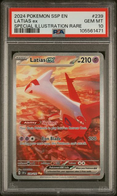 PSA 10 Latias ex Surging Sparks 239/191
