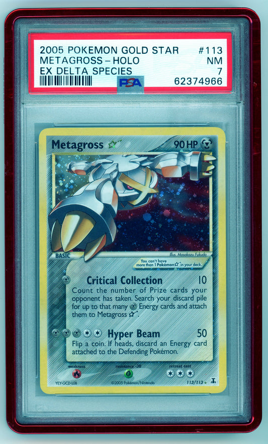 PSA 7 Metagross Gold Star Ex Delta Species 113/113
