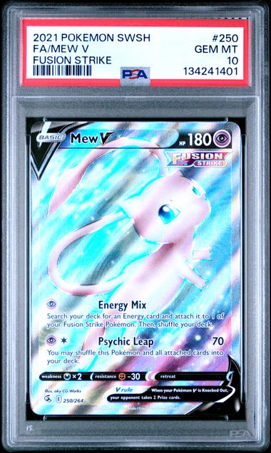 PSA 10 Mew V Fusion Strike 250/264