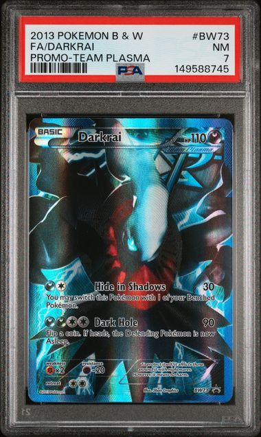 PSA 7 Darkrai Team Plasma Promo BW73
