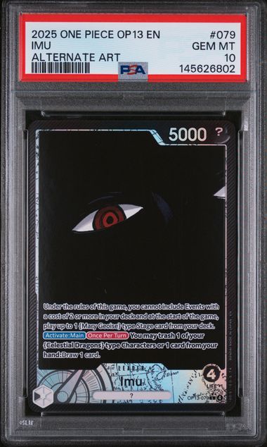 PSA 10 Imu OP13 079