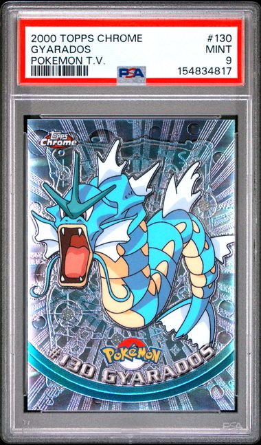 PSA 9 Gyarados Topps Chrome 130