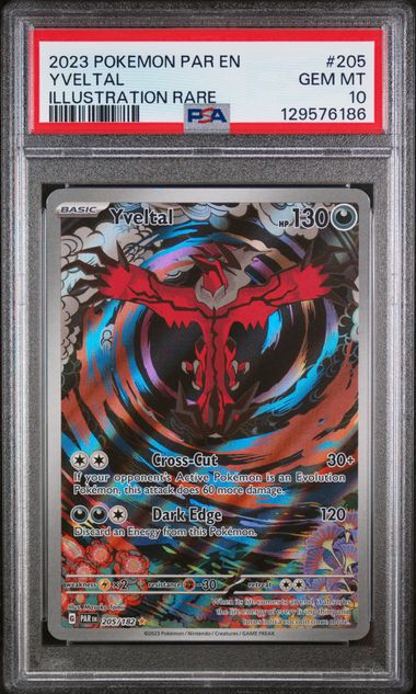 PSA 10 Yveltal Paradox Rift 205/182