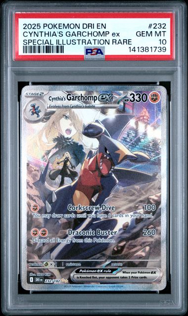 PSA 10 Cynthia's Garchomp Destined Rivals 232/182