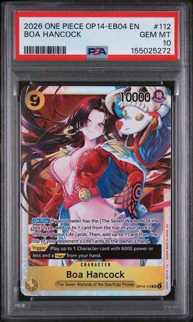 PSA 10 Boa Hancock OP14-EB04 112