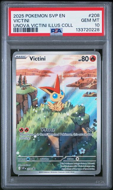 PSA 10 Victini Unova Promo 208