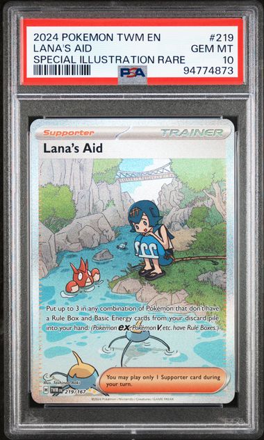 PSA 10 Lana's Aid Twilight Masquerade 219/167