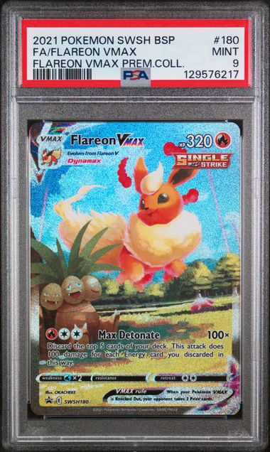 PSA 9 Flareon VMAX Promo SWSH180