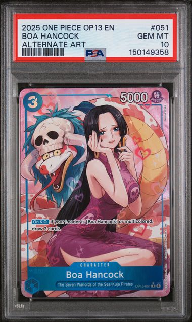 PSA 10 Boa Hancock OP13 051