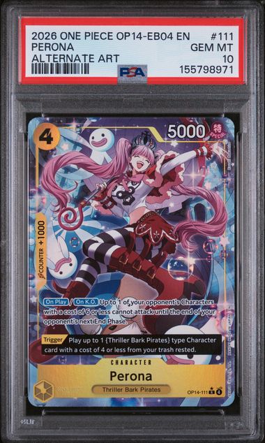 PSA 10 Perona OP14-EB04 111