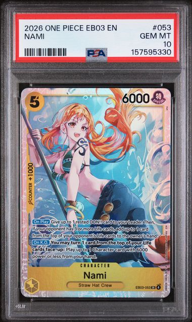PSA 10 Nami EB03 053