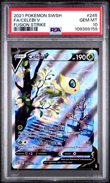 PSA 10 Celebi V Fusion Strike 245/264