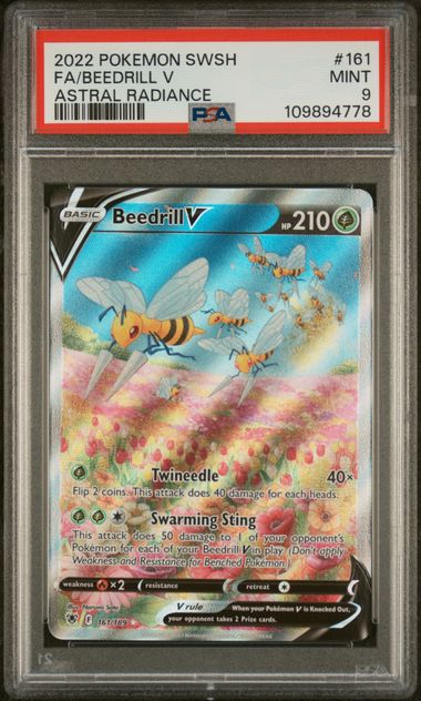PSA 9 Beedrill Astral Radiance 161/189
