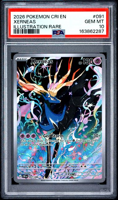 PSA 10 Xerneas Chaos Rising 091/086