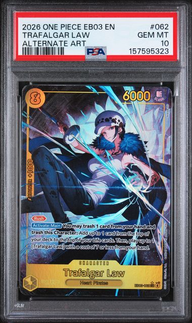 PSA 10 Trafalgar Law EB03 062