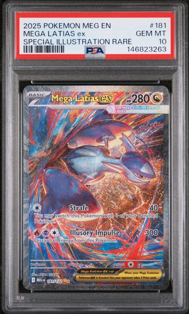 PSA 10 Mega Latias ex Mega Evolution 181/132
